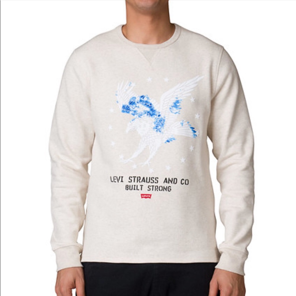 Men’s Levi’s Strauss crewneck pullover sweatshirt